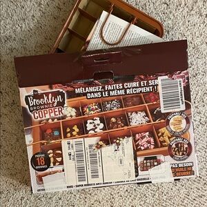 Brooklyn Brownie Copper Baking Pan New in Box